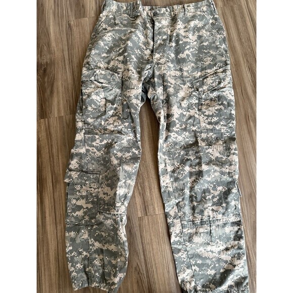 Military Camo Uniform Pants Large Regular Inseam 29.5-32.5 Waist 35-39 - Picture 1 of 9